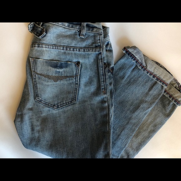 Light blue jean capris - Picture 2 of 3